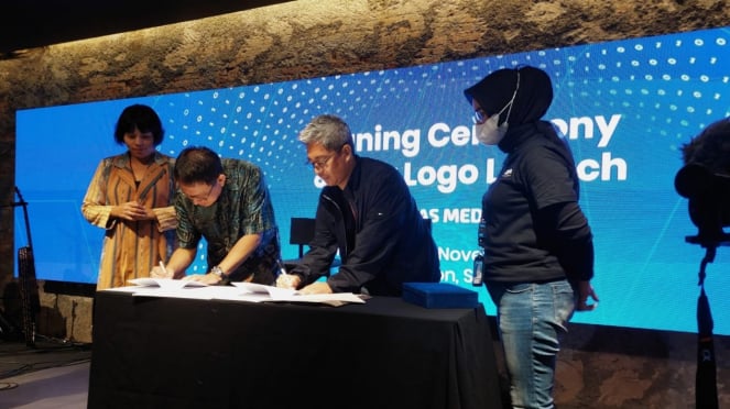 Signing of collaboration between Jala Lintas Media Group and Damai Putra Group