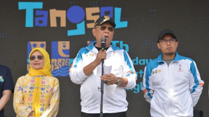 Gelaran Tangsel Sejiwa Fest Vol.2 resmi dibuka Wali Kota Tangsel Benyamin Davnie