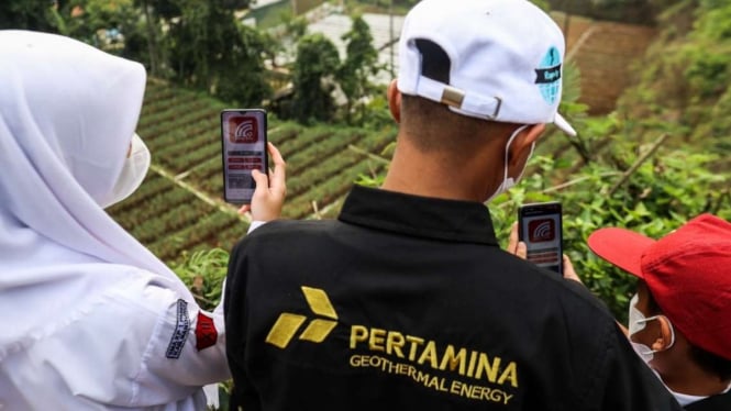 Pertamina Geothermal Energy lakukan TJSL di sekitar Kamojang.