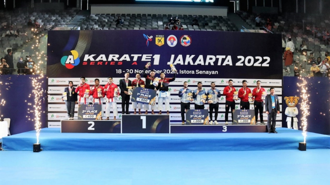 Indonesia raih 3 medali emas dari Kejuaraan Karate Internasional WKF Series A 2022