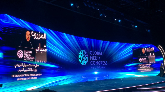 Global Media Congress di Abu Dhabi.