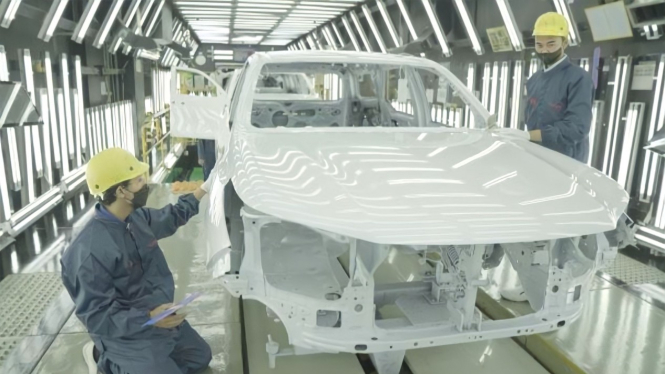 Pabrik Toyota Astra Motor di Kawasan Industri Karawang