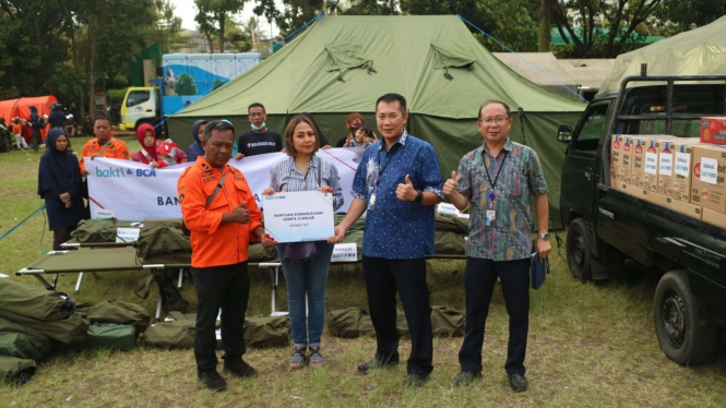 BCA Bergerak dan Berdonasi ke Lokasi Gempa Cianjur