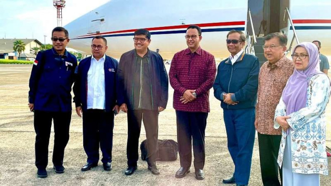Mahfud MD, Anies Baswedan dan Jusuf Kalla bersiap menghadir Munas XI KAHMI