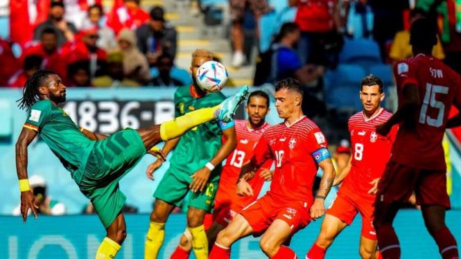 Laga Piala Dunia 2022 Swiss vs Kamerun