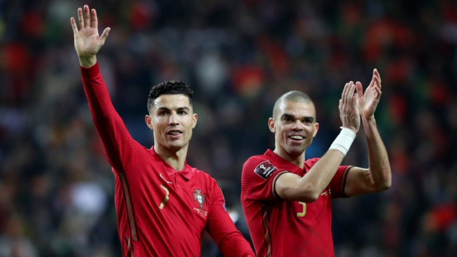 Pemain Timnas Portugal, Pepe dan Cristiano Ronaldo