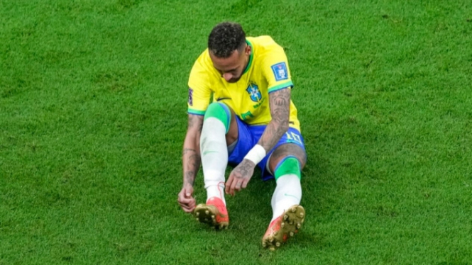 Penyerang Timnas Brasil, Neymar.