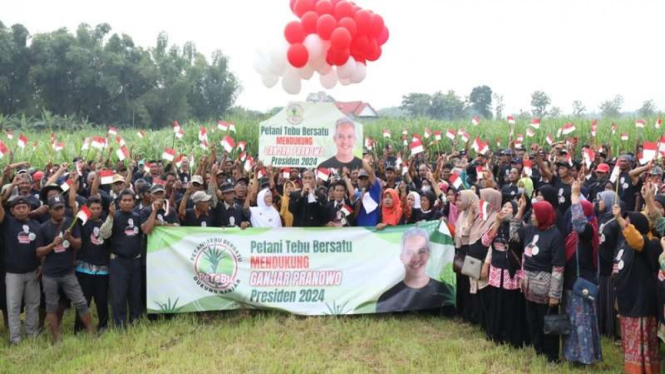 Petani tebu di Madiun dukung Ganjar Pranowo Presiden 2024