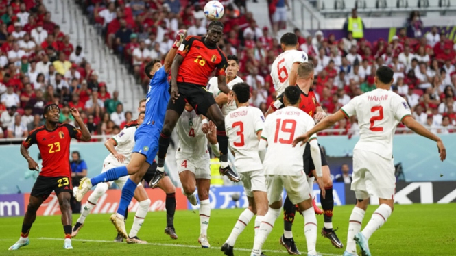 Belgia vs Maroko di Piala Dunia 2022