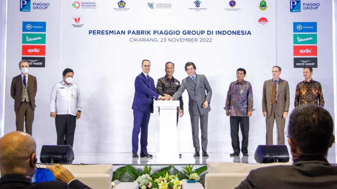 Inauguration of Piaggio Group Factory in Indonesia