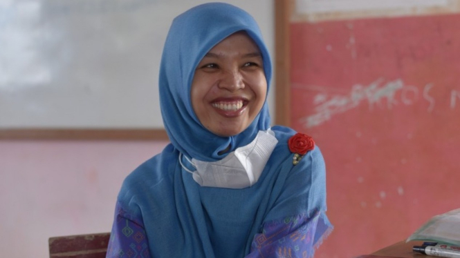 Guru SDN Lawinu Tanarara, Sumba Timur, Nusa Tenggara Timur, Siti Saudah
