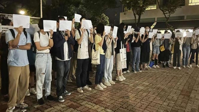 Mahasiswa di Hong Kong demo menentang kediktatoran rezim Xi Jinping di China