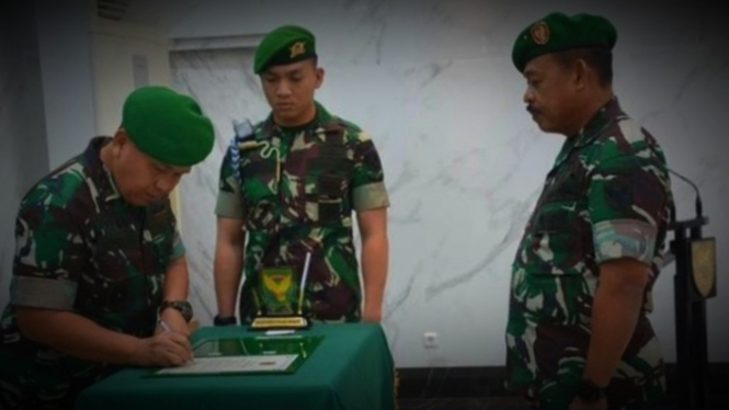 VIVA Militer: Brigjen TNI Muchamad Bayu Heritomo di Kodam Sriwijaya.