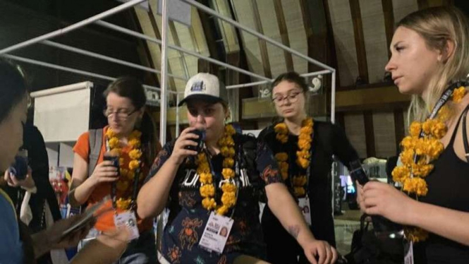 Delegasi dari Polandia tiba di kejuaraan esport dunia IESF Bali 