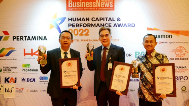 bank bjb Raih Penghargaan Human Capital & Performance Awards 2022