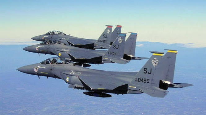 VIVA Militer: Jet tempur McDonnell Douglas F-15 Eagle Amerika Serikat