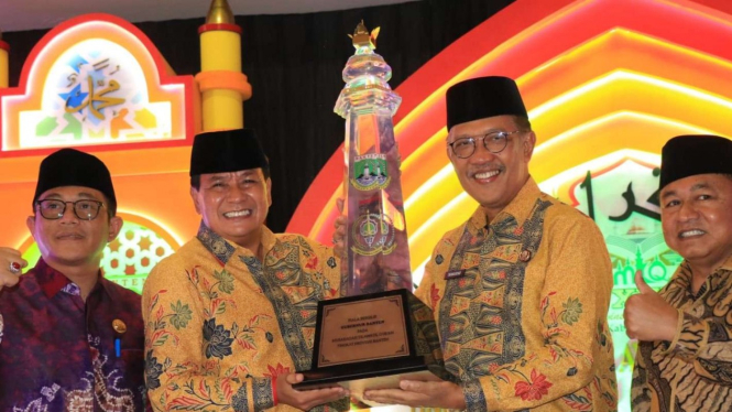 Pemkab Tangerang meraih kemenangan dalam ajang MTQ ke-19 Provinsi Banten.