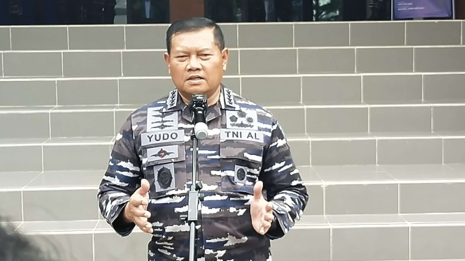 VIVA Militer: Panglima TNI Yudo Margono usai meresmikan Mega Diorama SSAT di Mabesal