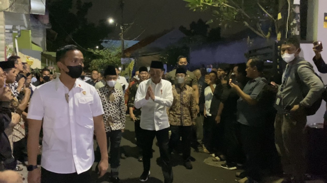 Presiden Jokowi Melayat ke Kediaman Ferry Mursyidan Baldan