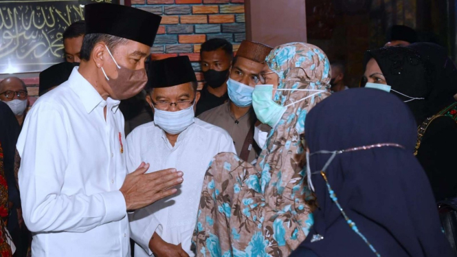 Presiden Jokowi di Rumah Mendiang Ferry Mursyidan Baldan