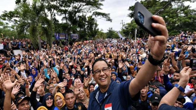 Anies Baswedan während einer politischen Safari in Banda Aceh