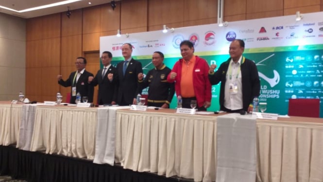 Konferensi pers Kejuaraan Dunia Wushu Junior 2022