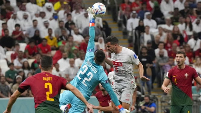 Portugal vs Swiss di Piala Dunia 2022