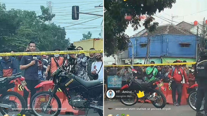 Kondisi Terkini Lokasi Bom Bunuh Diri di Polsek Astana Anyar