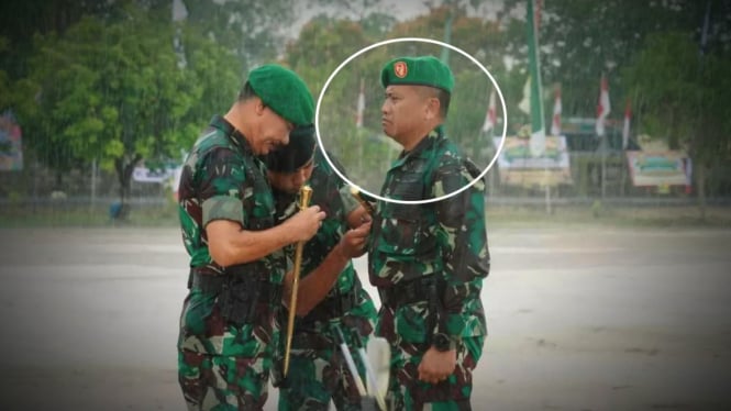 VIVA Militer: Letkol Inf Anggun W saat dilantik Pangdam TPR.