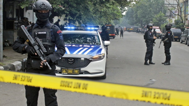 Bom Meledak di Astana Anyar Bandung