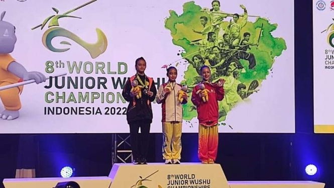 Indonesia sabet emas di Kejuaraan Dunia Wushu Junior 2022