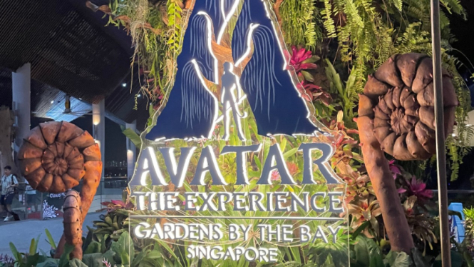 Avatar: The Experience di Gardens by The Bay, Singapura.