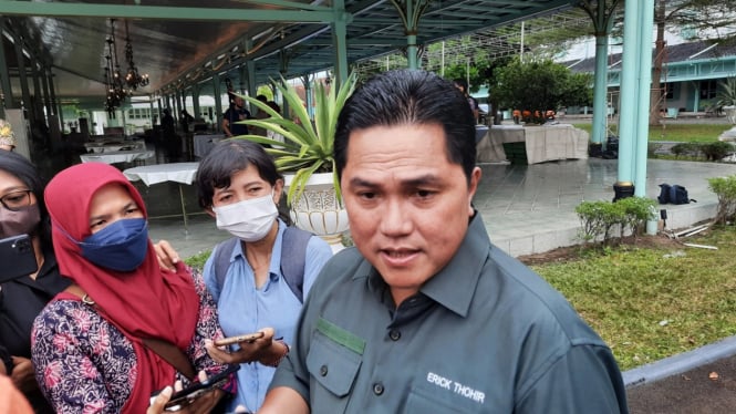 Ketua Panitia Pernikahan Kaesang-Erina, Erick Thohir.