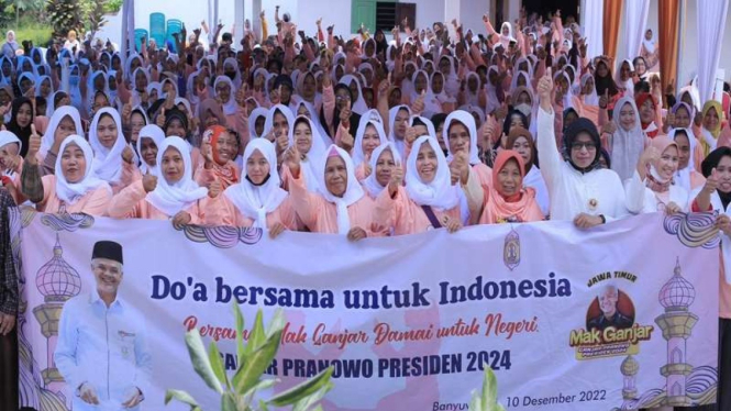 Relawan Mak Ganjar gelar zikir dan doa bersama di Kabupaten Banyuwangi