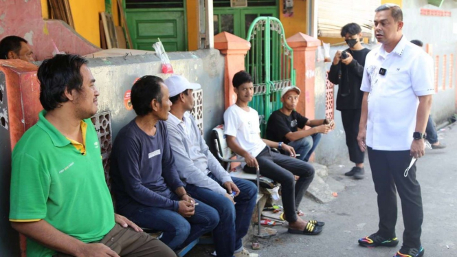 Polisi ke Kampung Boncos, Palmerah, Jakarta Barat