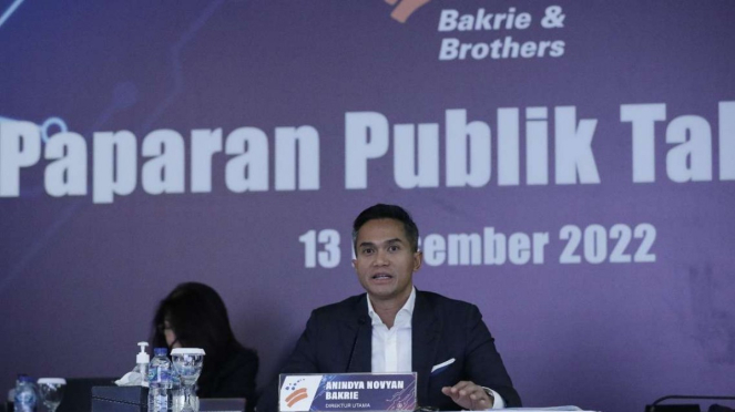 Direktur Utama BNBR, Anindya Bakrie.