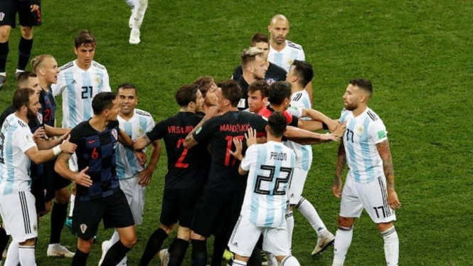 Kroasia gasak Argentina 3-0 di Piala Dunia 2018