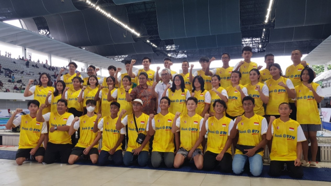 Pelepasan tim renang Indonesia ke 44th SEA Age Group Swimming Championship