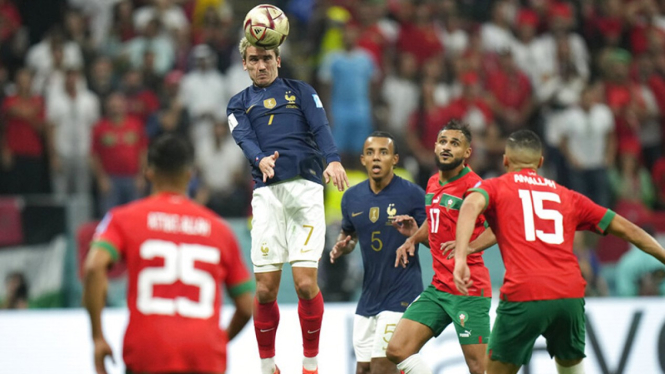 Prancis vs Maroko di semifinal Piala Dunia 2022