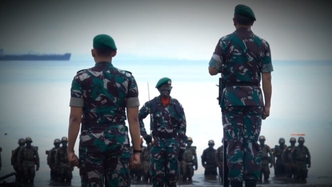 VIVA Militer: Pembaretan prajurit infanteri siswa Pendidikan Kecabangan Perwira 