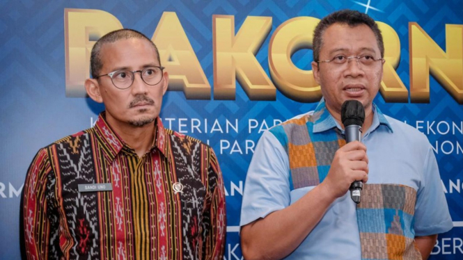 Menparekraf, Sandiaga Uno dan Gubernur Nusa Tenggara Barat (NTB), Zulkieflimansyah