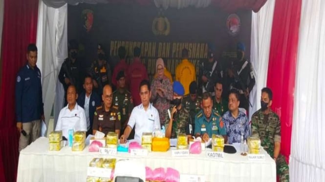 Pengungkapan kasus peredaran narkoba yang melibatkan oknum TNI