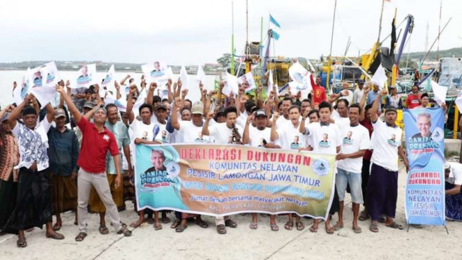 Ganjar Pranowo didukung nelayan Lamongan jadi Presiden 2024
