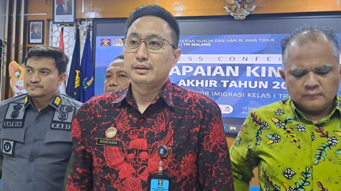 Kepala Kantor Imigrasi Kelas I TPI Malang, Ramdhani.