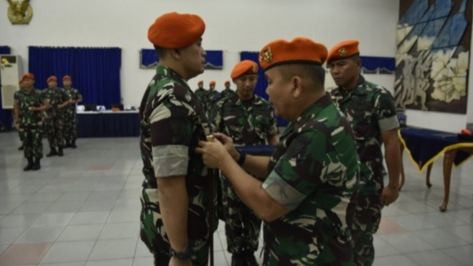 VIVA Militer: Dankopasgat Marsda TNI Taspin Lantik Kolonel Pas Dili Setiawan 