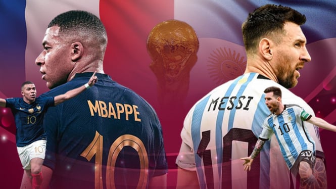 Final Piala Dunia 2022, Prancis vs Argentina