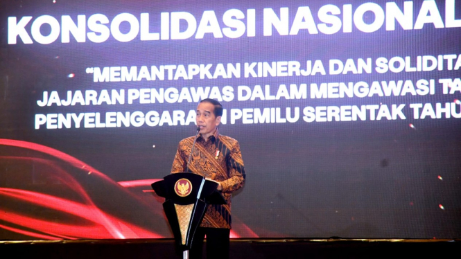 Ini 4 Arahan Jokowi Dalam Konsolidasi Nasional Bawaslu Jelang 2024