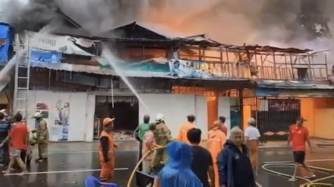 Kebakaran di Manggarai, Jakarta Selatan