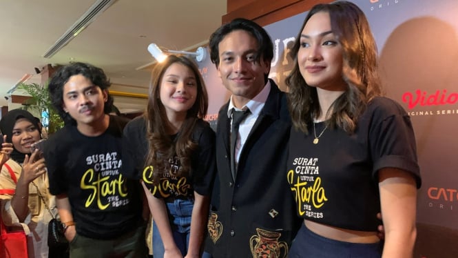 Surat Cinta Untuk Starla Bikin Jefri Nichol dan Caitlin Halderman Takut