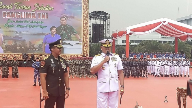VIVA Militer: Panglima TNI Laksamana Yudo Margono dan Jenderal Andika Perkasa